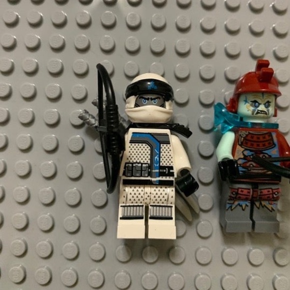 NINJAGO CUSTOM MINIFIGURES ZANE & BLIZZARD ARCHER - Picture 3 of 4